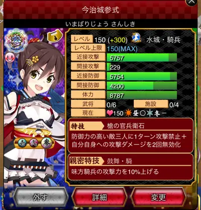 城姫クエスト極・フォルノの今治城参式