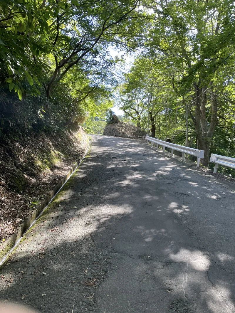 横手城・天守への坂