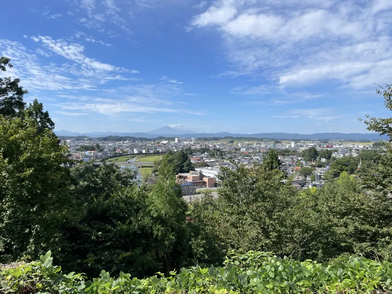 横手城・天守公園からの眺め