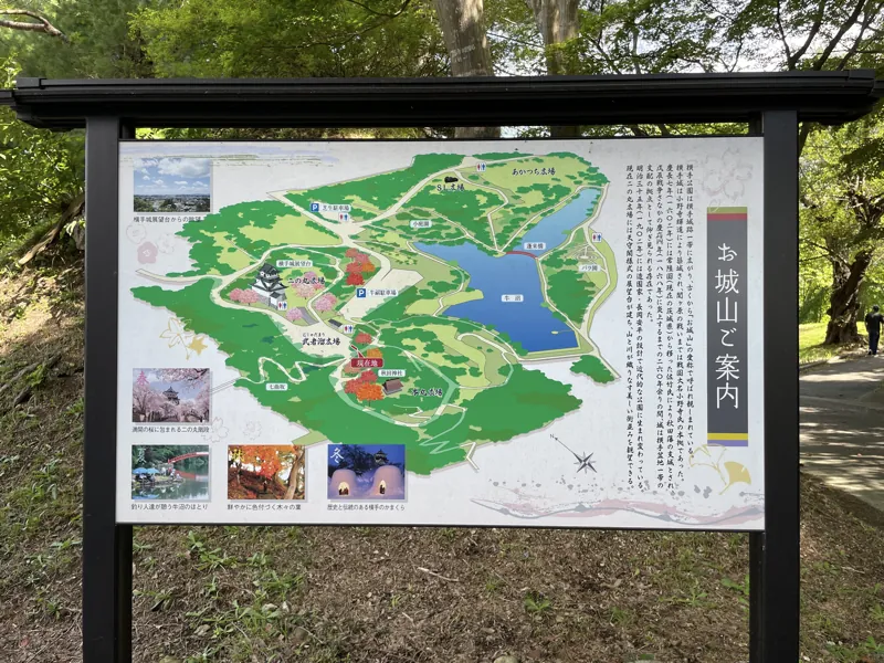 横手城・お城山ご案内ボード