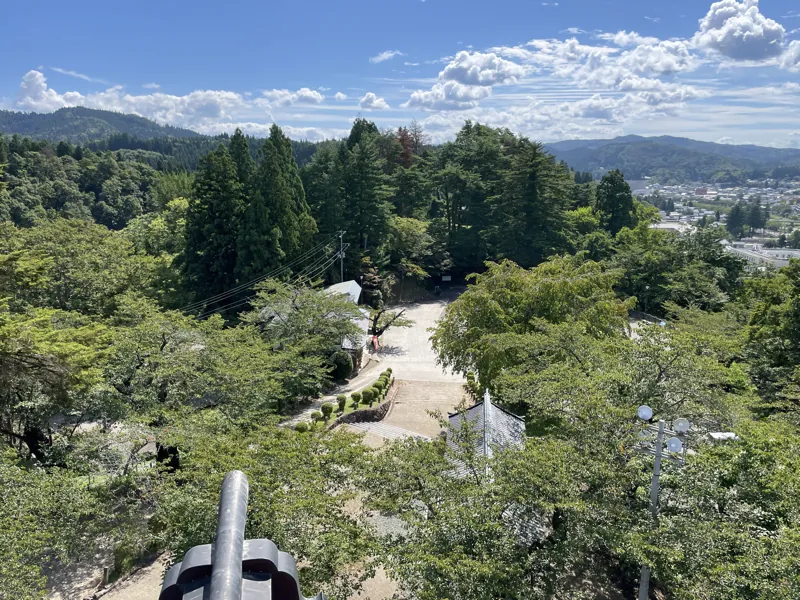 横手城・模擬天守からの眺め2