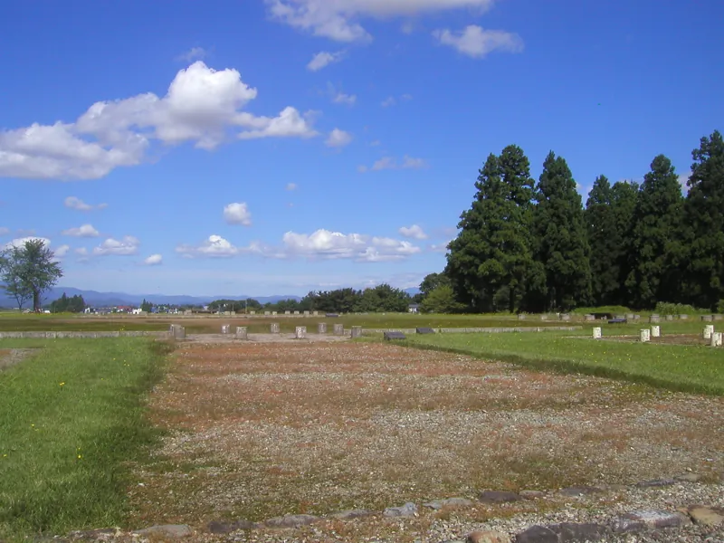 払田柵・政庁近景
