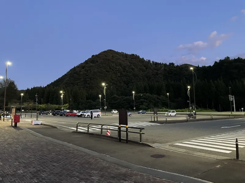 道の駅協和の駐車場・一般車