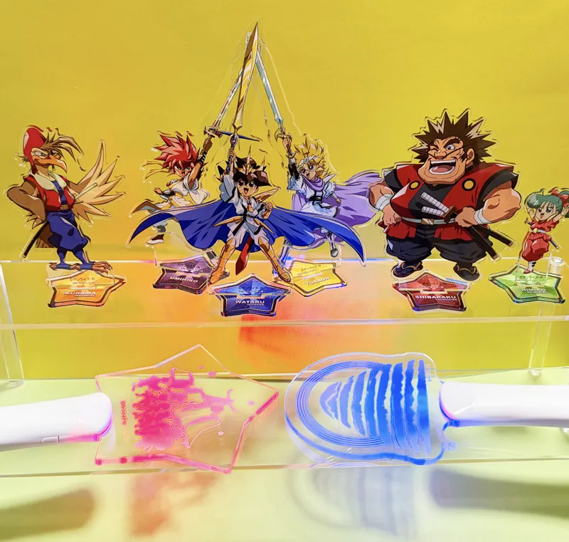 アクリルスタンドを陳列