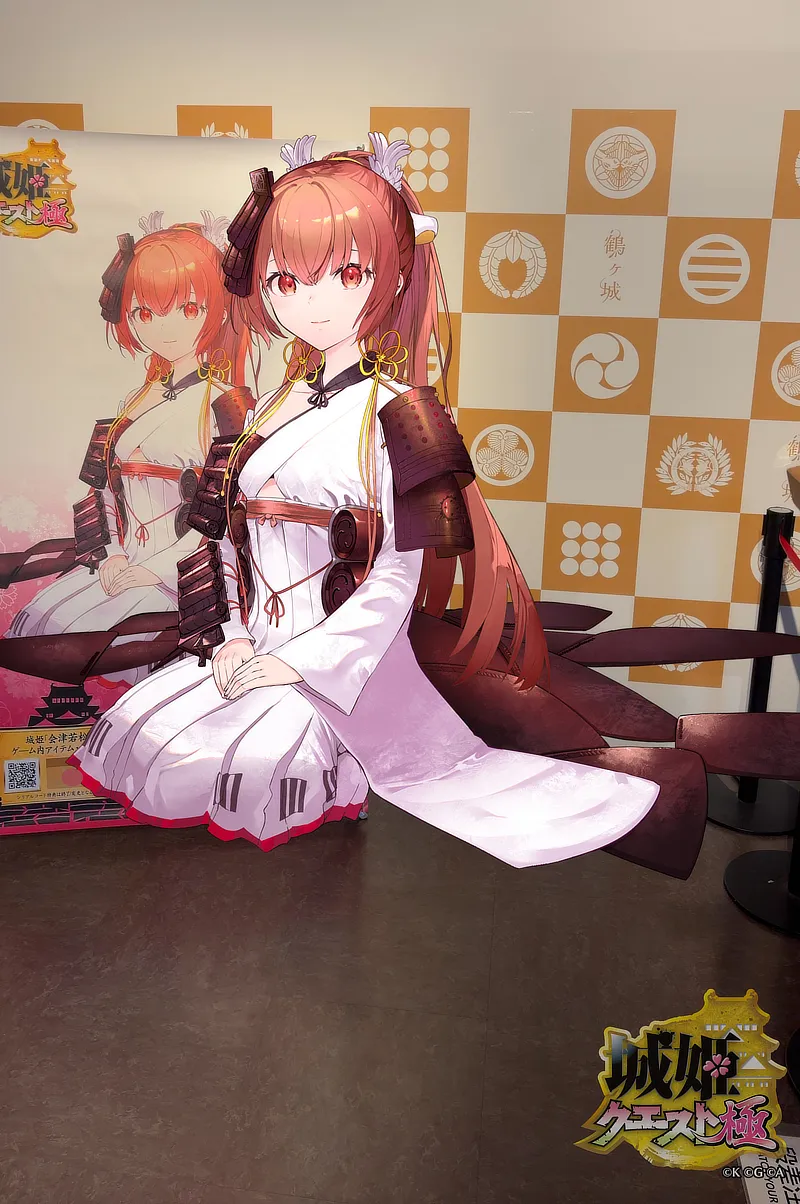 会津若松城・城姫等身大ポスター