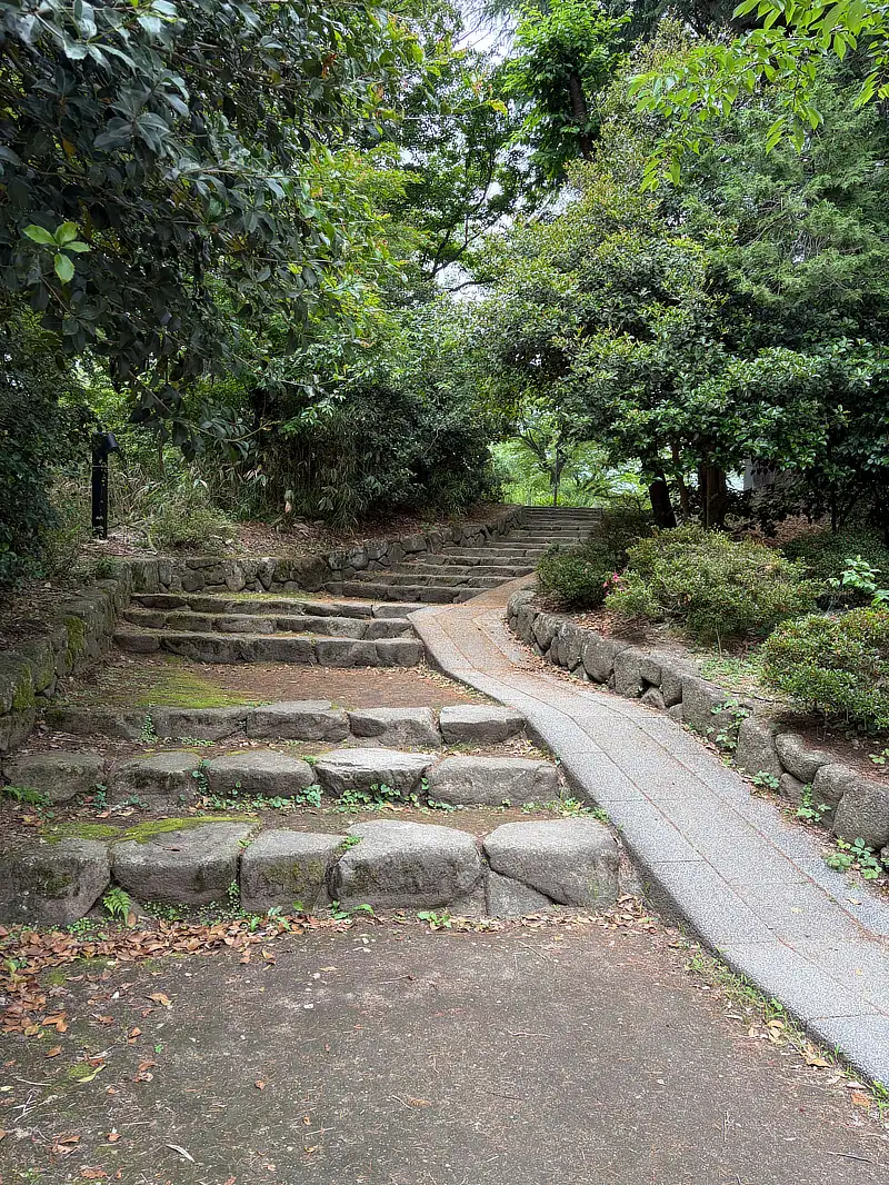 高岡古城公園・石段