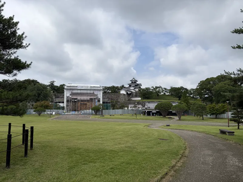 白河小峰城・全景