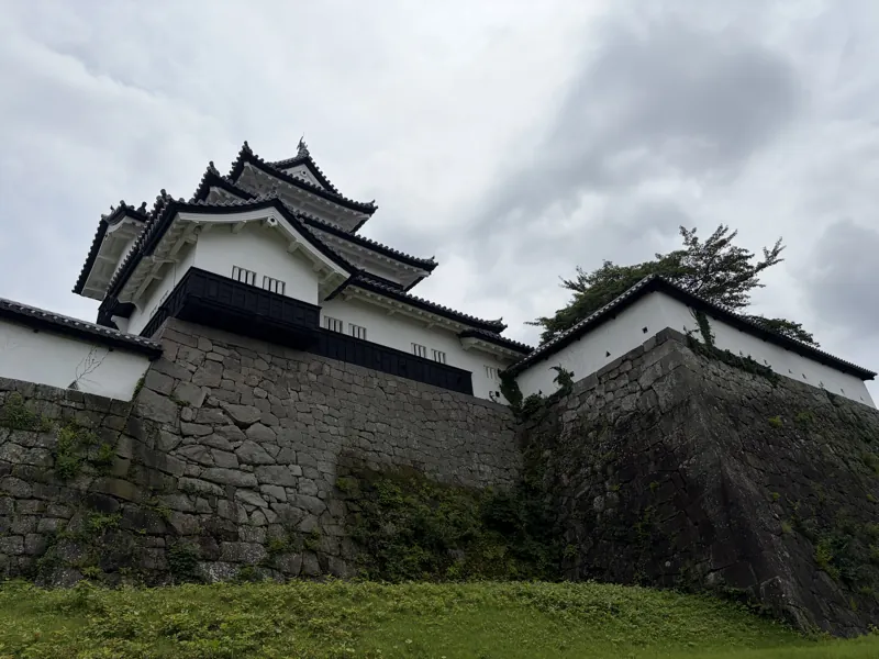 白河小峰城の三重櫓・背面